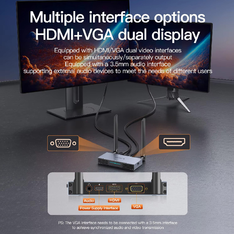 hỗ trợ đa dạng cổng kết nối đầu ra