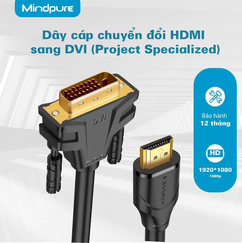 AD001-cap chuyen doi HDMI to DVI