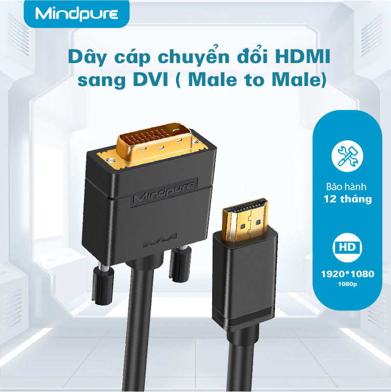 AD023-cap HDMI to DVI Mindpure