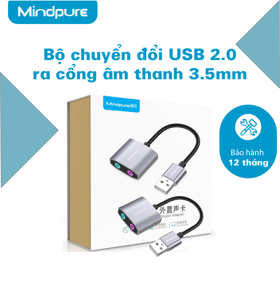 bo chuyen doi USB 2.0 ra cong am thanh 3.5
