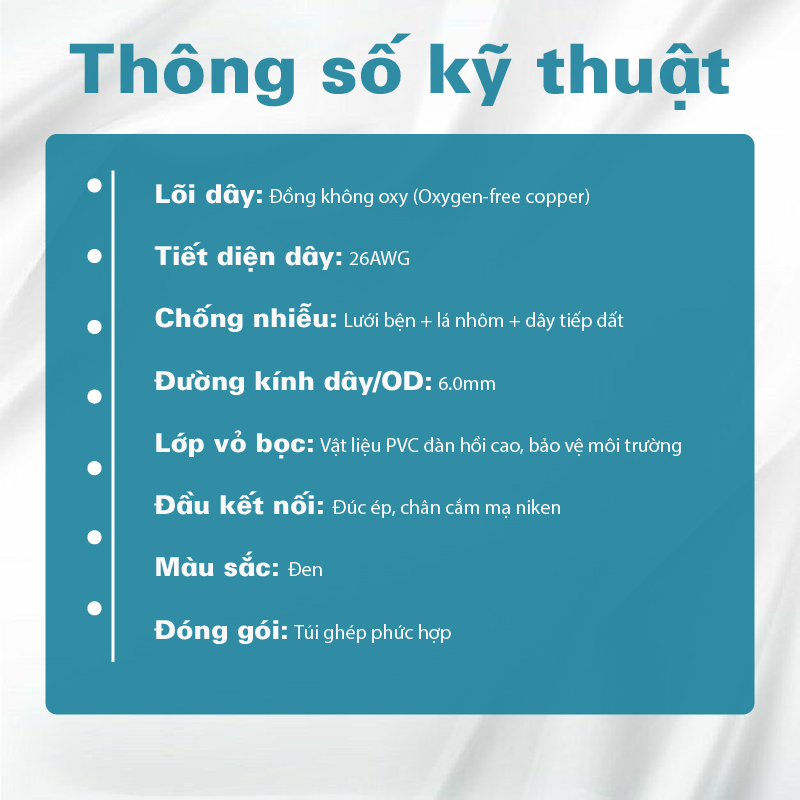 AU003 - thong so ky thuat