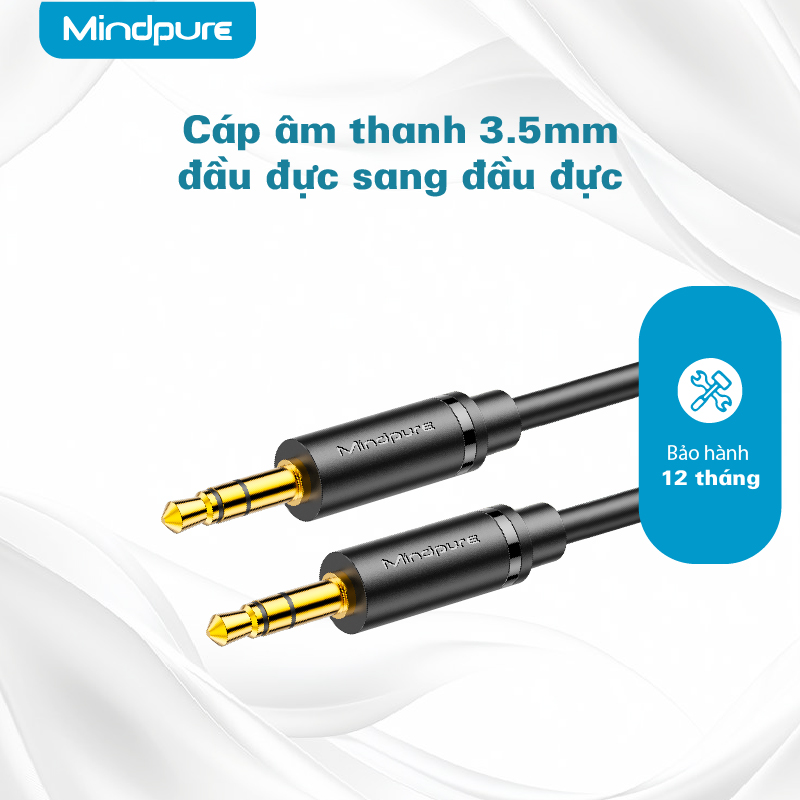 Cap am thanh 3.5mm male to male Mindpure AU004