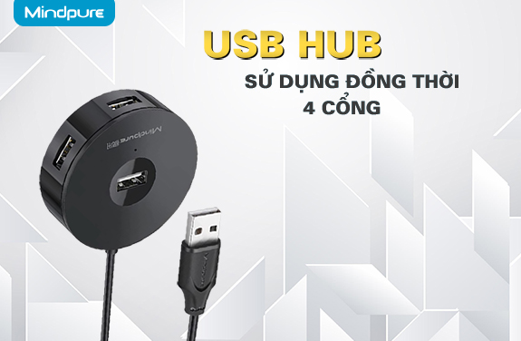 USB 2.0 hub 4 port US018 (mobile)