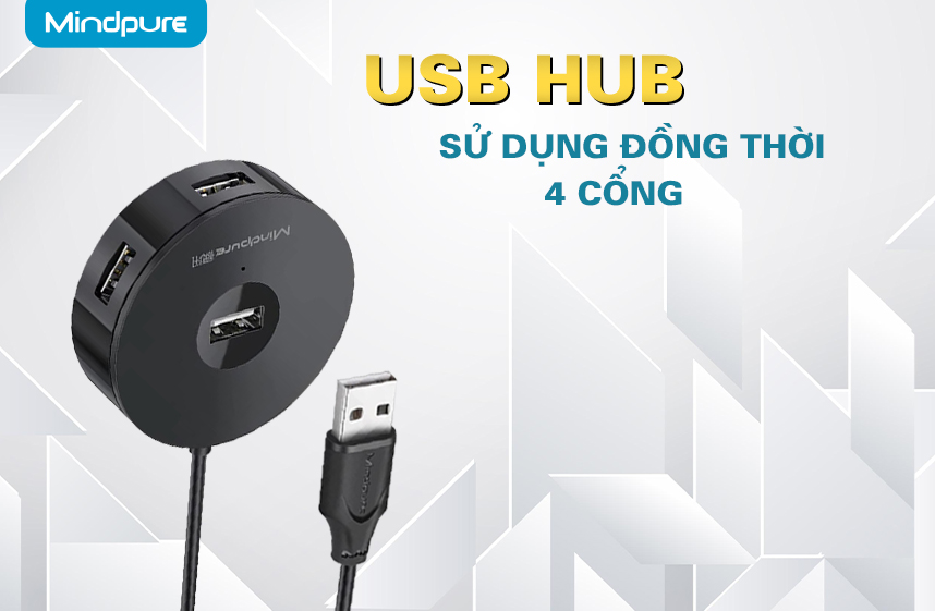 USB 2.0 hub 4 port US018 (pc)
